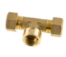 G 1/2'' x 14mm Accesorio de compresión en T de latón 89 Bar DIN EN 1254-2