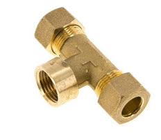 G 1/2'' x 14mm Accesorio de compresión en T de latón 89 Bar DIN EN 1254-2
