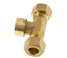 G 1/2'' x 14mm Accesorio de compresión en T de latón 89 Bar DIN EN 1254-2