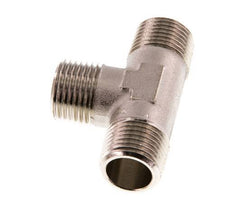 R 1/2'' Macho Latón Niquelado Tee 16 Bar