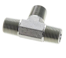 1/2'' NPT Macho Acero Cincado Tee 210 Bar - Hidráulico