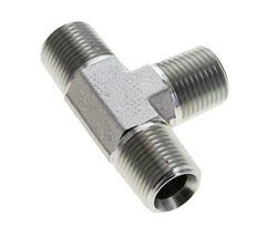 1/2'' NPT Macho Acero Cincado Tee 210 Bar - Hidráulico