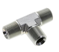 1/2'' NPT Macho Acero Cincado Tee 210 Bar - Hidráulico