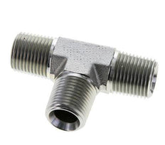1/2'' NPT Macho Acero Cincado Tee 210 Bar - Hidráulico