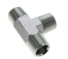tee de acero galvanizado de 1'' NPT macho 140 Bar - Hidráulico