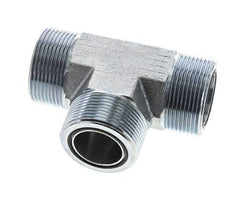 UN 1-11/16''-12 Macho T de acero galvanizado ORFS 250 Bar - Hidráulico