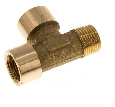R 1/2'' x G 1/2'' M/F Tee de latón 16 Bar