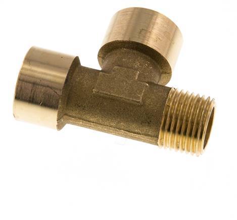 R 1/2'' x G 1/2'' M/F Tee de latón 16 Bar