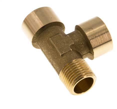 R 1/2'' x G 1/2'' M/F Tee de latón 16 Bar