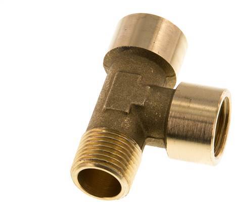 R 1/2'' x G 1/2'' M/F Tee de latón 16 Bar
