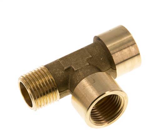 R 1/2'' x G 1/2'' M/F Tee de latón 16 Bar