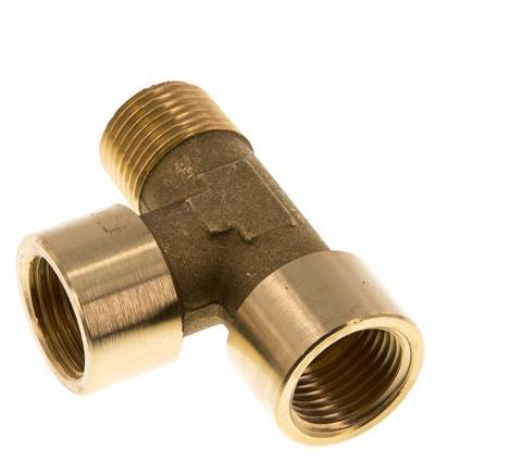 R 1/2'' x G 1/2'' M/F Tee de latón 16 Bar