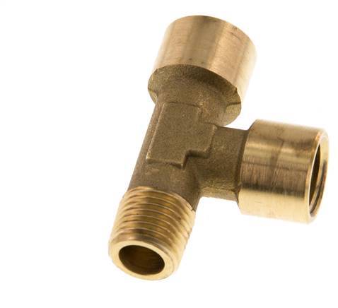 R 1/4'' x G 1/4'' M/F Brass Tee 16 Bar [2 Pieces]