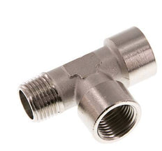 R 1/2'' x G 1/2'' M/F Te de latón niquelado 16 Bar