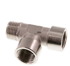 R 1/2'' x G 1/2'' M/F Te de latón niquelado 16 Bar