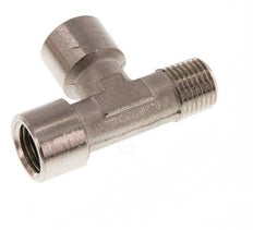 R 1/4'' x G 1/4'' M/F Nickel plated Brass Tee 16 Bar [2 Pieces]