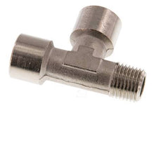 R 1/4'' x G 1/4'' M/F Nickel plated Brass Tee 16 Bar [2 Pieces]
