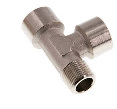 R 3/8'' x G 3/8'' M/F Nickel plated Brass Tee 16 Bar [2 Pieces]