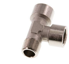 R 3/8'' x G 3/8'' M/F Nickel plated Brass Tee 16 Bar [2 Pieces]