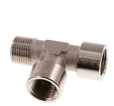 R 3/8'' x G 3/8'' M/F Nickel plated Brass Tee 16 Bar [2 Pieces]
