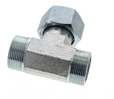 UN 1-11/16''-12 M/F T de acero galvanizado ORFS con tuerca de unión 250 Bar - Hidráulico