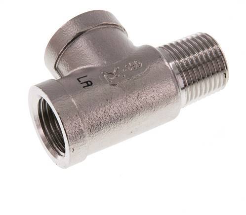 R 1/2'' x Rp 1/2'' M/F T de acero inoxidable 16 Bar