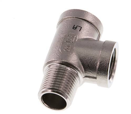 R 1/2'' x Rp 1/2'' M/F T de acero inoxidable 16 Bar