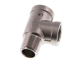 R 1/2'' x Rp 1/2'' M/F T de acero inoxidable 16 Bar