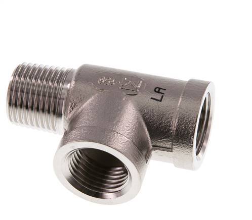 R 1/2'' x Rp 1/2'' M/F T de acero inoxidable 16 Bar