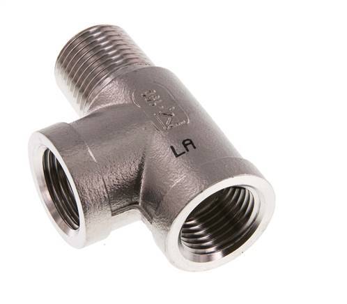 R 1/2'' x Rp 1/2'' M/F T de acero inoxidable 16 Bar