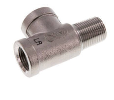 R 3/8'' x Rp 3/8'' M/F T de acero inoxidable 16 Bar