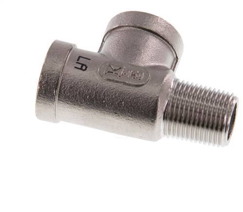 R 3/8'' x Rp 3/8'' M/F T de acero inoxidable 16 Bar