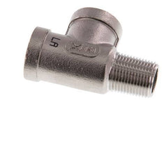 R 3/8'' x Rp 3/8'' M/F T de acero inoxidable 16 Bar