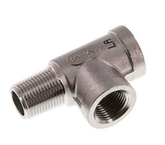R 3/8'' x Rp 3/8'' M/F T de acero inoxidable 16 Bar