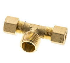 R 1/2'' Macho x 10mm Racor de compresión en T de latón 95 Bar DIN EN 1254-2