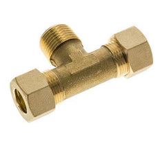 R 1/2'' Macho x 14mm Racor de compresión en T de latón 89 Bar DIN EN 1254-2