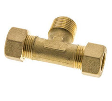 R 1/2'' Macho x 15mm Racor de compresión en T de latón 82 Bar DIN EN 1254-2