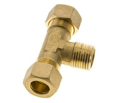 R 1/2'' Macho x 15mm Racor de compresión en T de latón 82 Bar DIN EN 1254-2