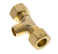 R 1/2'' Macho x 18mm Racor de compresión en T de latón 67 Bar DIN EN 1254-2