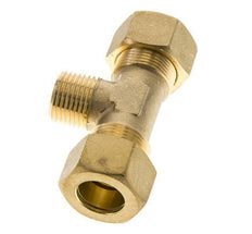 R 1/2'' Macho x 18mm Racor de compresión en T de latón 67 Bar DIN EN 1254-2