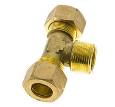R 3/4'' Macho x 18mm Racor de compresión en T de latón 67 Bar DIN EN 1254-2