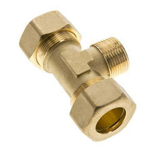 R 3/4'' Macho x 22mm Racor de compresión en T de latón 54 Bar DIN EN 1254-2