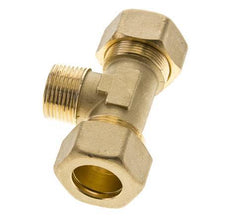 R 3/4'' Macho x 22mm Racor de compresión en T de latón 54 Bar DIN EN 1254-2