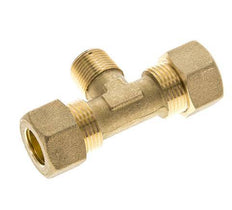R 3/8'' Macho x 14mm Racor de compresión en T de latón 89 Bar DIN EN 1254-2