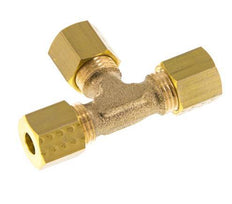racor de compresión en T de latón de 5 mm 150 bar DIN EN 1254-2