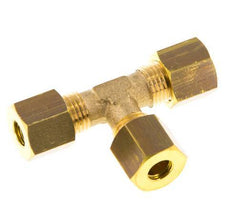 accesorio de compresión en T de latón de 6 mm 150 bar DIN EN 1254-2