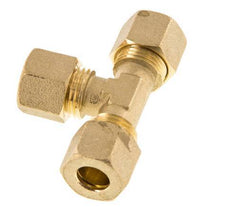 racor de compresión en T de latón de 10mm 95 Bar DIN EN 1254-2