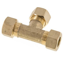 accesorio de compresión en T de latón de 14 mm 89 bar DIN EN 1254-2