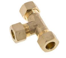 accesorio de compresión en T de latón de 14 mm 89 bar DIN EN 1254-2
