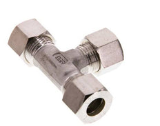 accesorio de compresión en T de acero inoxidable 12L 315 Bar DIN 2353